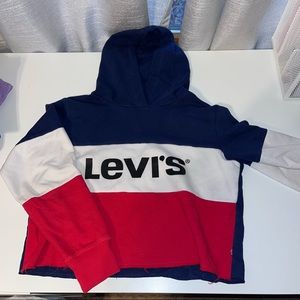 kids Levi’s cropped hoodie